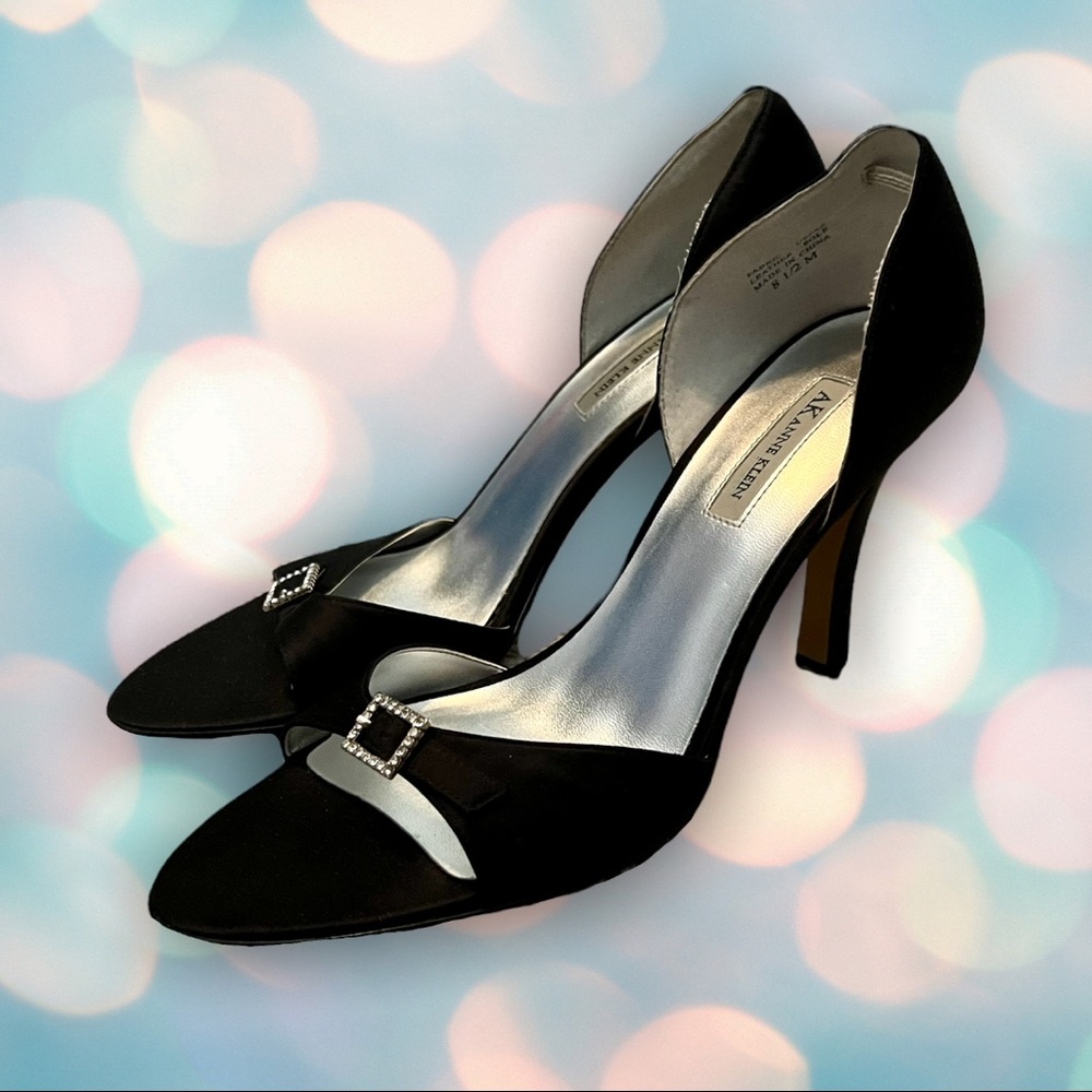 Anne Klein Women’s Rhinestone Strappy Heels Size 8.5